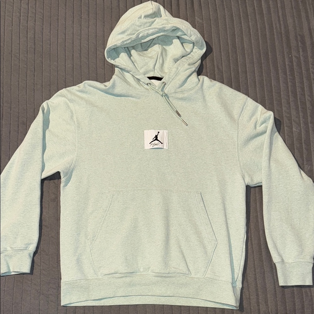 Nike Jordan Brand Flight Fleece Sweatshirt hoodie Seafoam light green men’s L